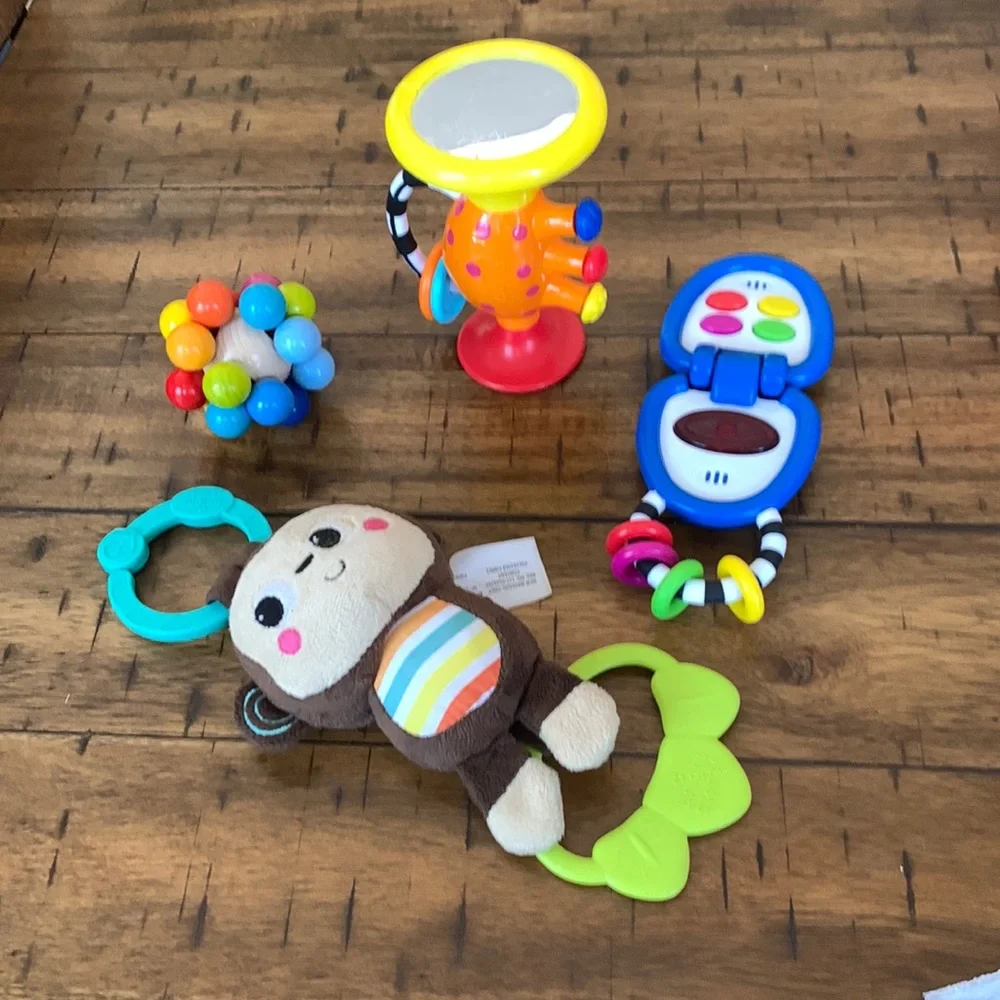 Monkey Baby Rattles Miscellaneous Toy Bag